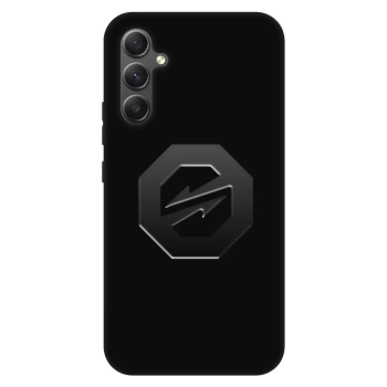 Hülle für Samsung Galaxy A34 5G A346B - OKTAGON - Stealth Logo