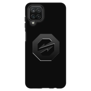 Hülle für Samsung Galaxy A12 A125F - OKTAGON - Stealth Logo