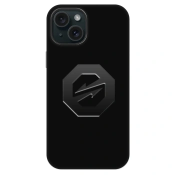 Hülle für Apple iPhone 14 - OKTAGON - Stealth Logo