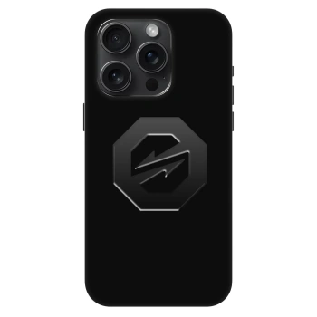 Hülle für Apple iPhone 15 Pro - OKTAGON - Stealth Logo