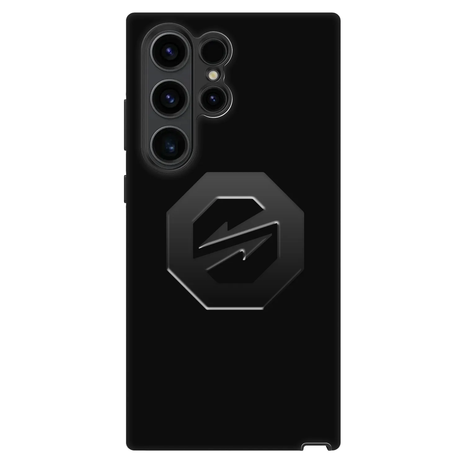 Picasee Fashion Case für Samsung Galaxy S22 Ultra 5G - OKTAGON - Stealth Logo