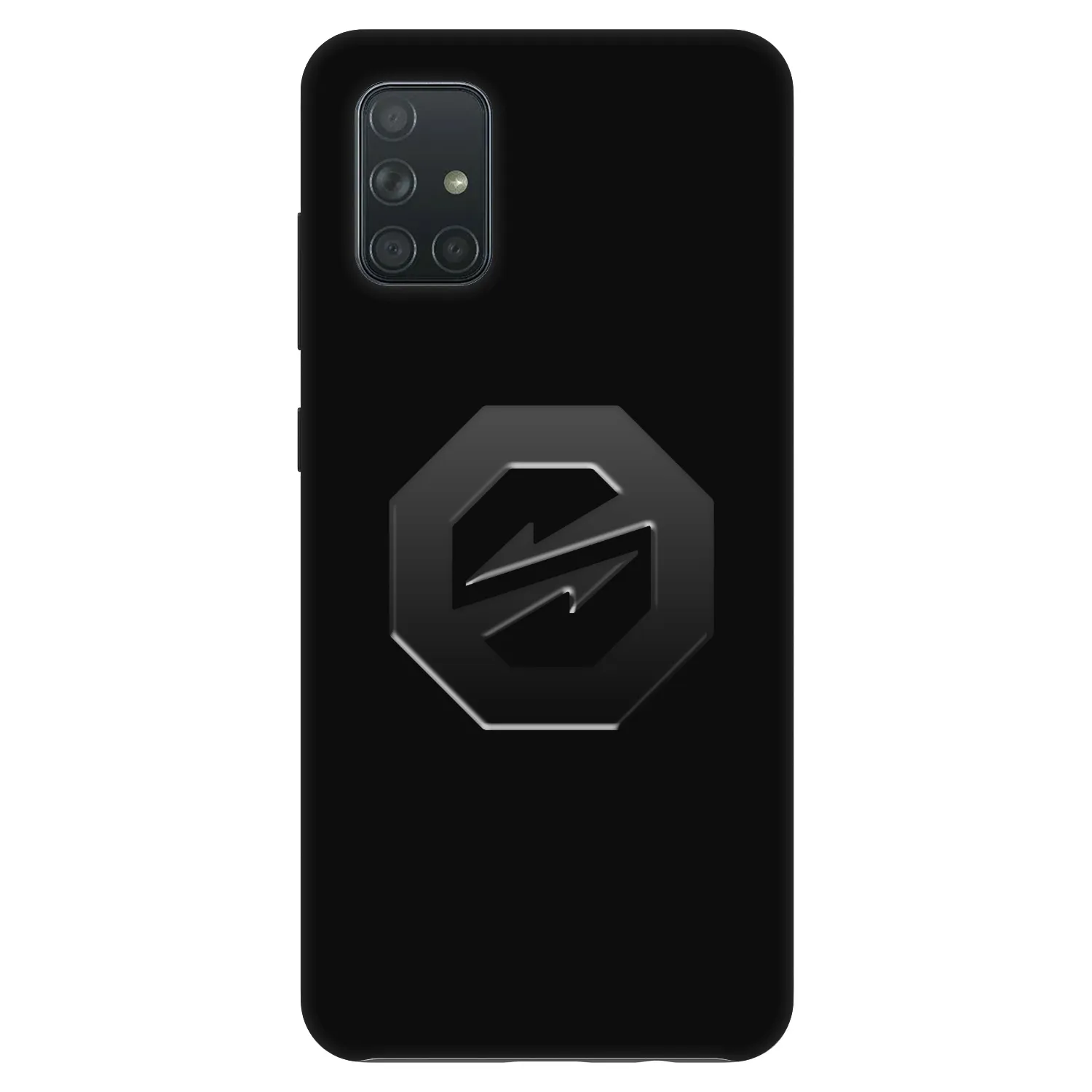 Picasee Fashion Case für Samsung Galaxy A71 A715F - OKTAGON - Stealth Logo