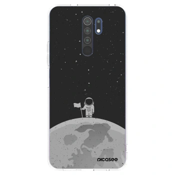 Picasee Xiaomi Redmi 9 Hülle - Transparentes Silikon - Astronaut