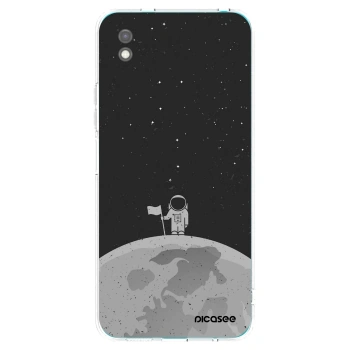 Picasee Xiaomi Redmi 9A Hülle - Schwarzes Silikon - Astronaut