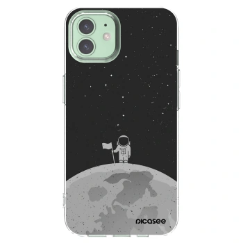 Picasee Apple iPhone 12 Pro Hülle - Transparentes Silikon - Astronaut