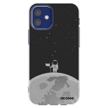 Picasee Apple iPhone 12 mini Hülle - Transparentes Silikon - Astronaut