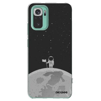 Picasee Xiaomi Redmi Note 10 Pro Hülle - Transparentes Silikon - Astronaut