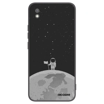 Picasee Xiaomi Redmi 9AT Hülle - Schwarzes Silikon - Astronaut