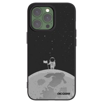 Picasee Apple iPhone 13 Pro Hülle - Schwarzes Silikon - Astronaut