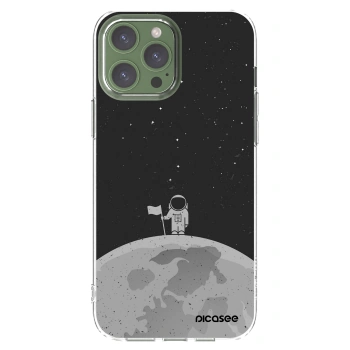 Picasee Apple iPhone 13 Pro Max Hülle - Transparentes Silikon - Astronaut