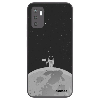 Picasee Xiaomi Redmi Note 10 5G Hülle - Schwarzes Silikon - Astronaut