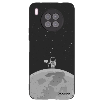 Picasee Huawei Nova 8i Hülle - Schwarzes Silikon - Astronaut
