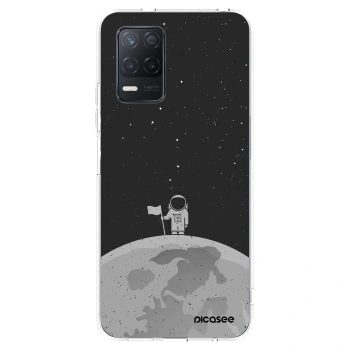 Picasee Realme 8 5G Hülle - Transparentes Silikon - Astronaut