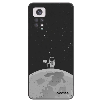 Picasee Xiaomi Redmi Note 11 Hülle - Schwarzes Silikon - Astronaut