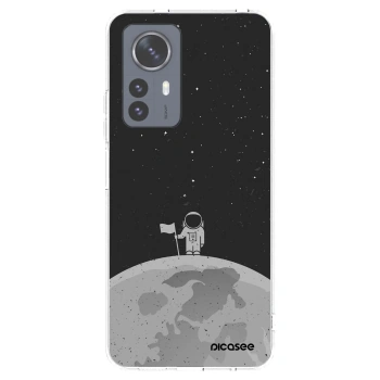 Picasee Xiaomi 12 Pro Hülle - Transparentes Silikon - Astronaut