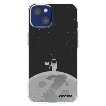Picasee Apple iPhone 14 Hülle - Transparentes Silikon - Astronaut