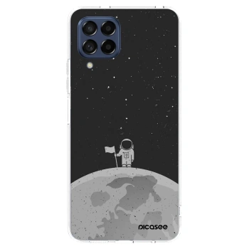 Picasee Samsung Galaxy M53 5G Hülle - Transparentes Silikon - Astronaut