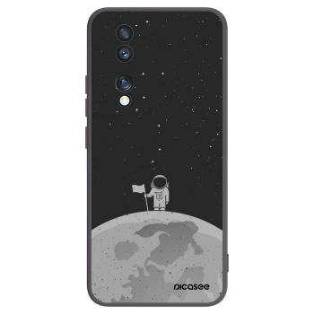 Picasee Honor 70 Hülle - Schwarzes Silikon - Astronaut