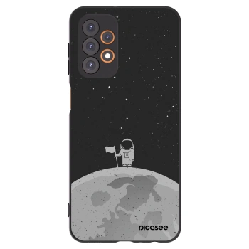 Picasee Samsung Galaxy A23 A236B 5G Hülle - Schwarzes Silikon - Astronaut