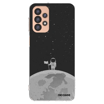 Picasee Samsung Galaxy A23 A236B 5G Hülle - Transparentes Silikon - Astronaut