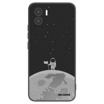 Picasee Xiaomi Redmi A1 Hülle - Schwarzes Silikon - Astronaut