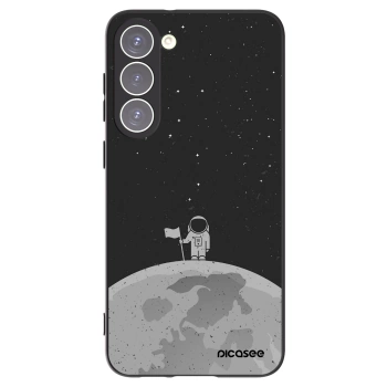Picasee Samsung Galaxy S23+ 5G Hülle - Schwarzes Silikon - Astronaut