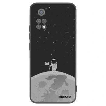 Picasee Xiaomi Redmi Note 11S 5G Hülle - Schwarzes Silikon - Astronaut
