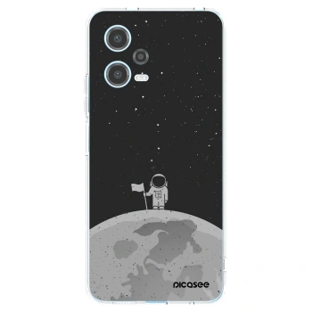 Picasee Xiaomi Redmi Note 12 5G Hülle - Transparentes Silikon - Astronaut