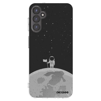 Picasee Samsung Galaxy A14 5G A146P Hülle - Transparentes Silikon - Astronaut
