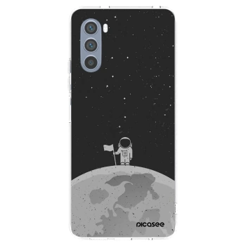 Picasee Motorola Moto G62 Hülle - Transparentes Silikon - Astronaut