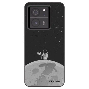 Picasee Xiaomi 13T Hülle - Schwarzes Silikon - Astronaut
