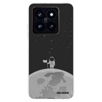 Picasee Xiaomi 14 Pro Hülle - Transparentes Silikon - Astronaut