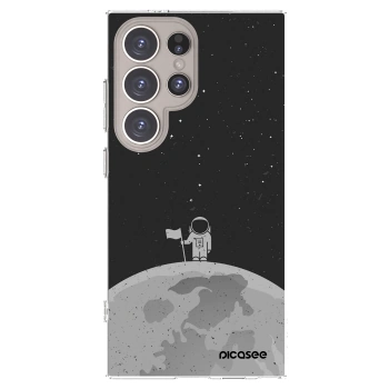 Picasee Samsung Galaxy S24 Ultra S928B 5G Hülle - Transparentes Silikon - Astronaut