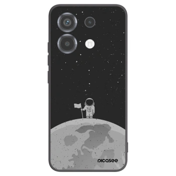 Picasee Xiaomi Poco X6 Hülle - Schwarzes Silikon - Astronaut