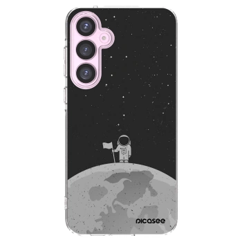 Picasee Samsung Galaxy A55 5G A556B Hülle - Transparentes Silikon - Astronaut