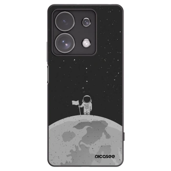 Picasee Xiaomi Redmi Note 13 Pro 4G Hülle - Schwarzes Silikon - Astronaut
