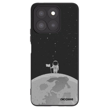 Picasee Honor X8b Hülle - Schwarzes Silikon - Astronaut
