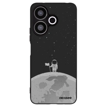 Picasee Xiaomi Redmi 13 4G Hülle - Schwarzes Silikon - Astronaut