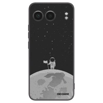 Picasee OnePlus Nord 4 Hülle - Schwarzes Silikon - Astronaut