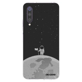 Picasee Xiaomi Mi 9 Hülle - Transparentes Silikon - Astronaut