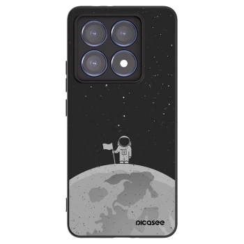 Picasee Xiaomi 14T Pro Hülle - Schwarzes Silikon - Astronaut