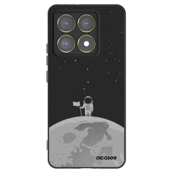 Picasee Xiaomi 14T Hülle - Schwarzes Silikon - Astronaut