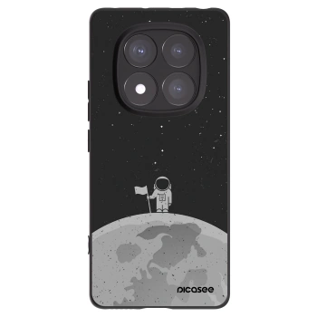 Picasee Xiaomi Redmi Note 14 Pro+ 5G Hülle - Schwarzes Silikon - Astronaut