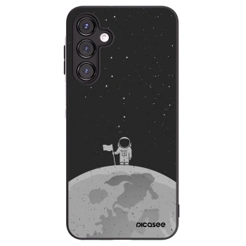 Picasee Samsung Galaxy A16 5G Hülle - Schwarzes Silikon - Astronaut