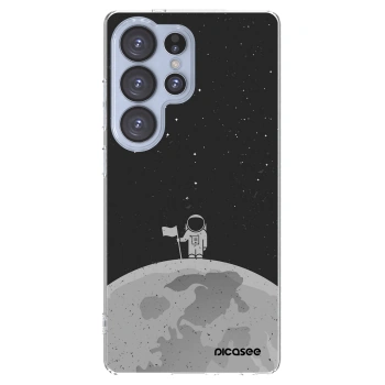 Picasee Samsung Galaxy S25 Ultra 5G Hülle - Transparentes Silikon - Astronaut