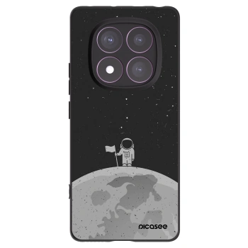 Picasee Xiaomi Redmi Note 14 Pro 4G Hülle - Schwarzes Silikon - Astronaut
