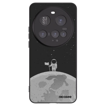Picasee Xiaomi 15 Ultra Hülle - Schwarzes Silikon - Astronaut