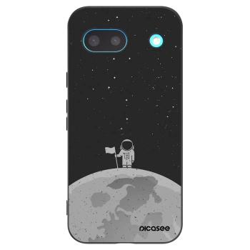 Picasee Google Pixel 8a Hülle - Schwarzes Silikon - Astronaut