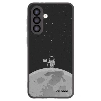 Picasee Samsung Galaxy A26 5G A266B Hülle - Schwarzes Silikon - Astronaut