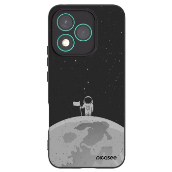Picasee Honor 400 Lite 5G Hülle - Schwarzes Silikon - Astronaut
